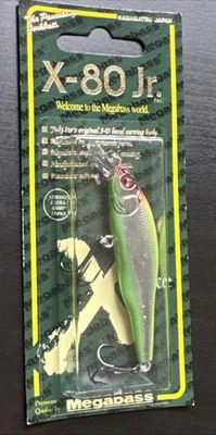 Megabass X-80 Jr. Jerkbait - 2,56” - 1/4 oz. - Reator vegetariano MG - JDM - Imagem 1 de 4