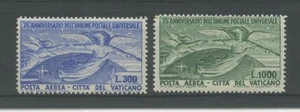 VATICANO 1949 UPU 2V. ** CENTRATO - Picture 1 of 1