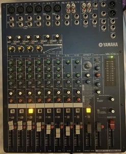 Yamaha MG124CX - 12 Channel Stereo Mixer Mixing Console (Tested & Working) - Picture 1 of 7