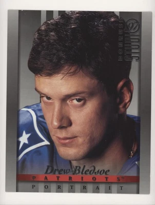 1997 Donruss Studio 8x10 Drew Bledsoe #4 - Image 1 of 2