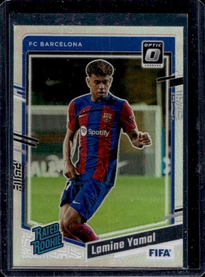 2023 Donruss Lamine Yamal Optic Holo 评级新秀 #177 巴塞罗那 — 第 1/2 张图片