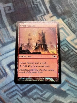MTG Foil Great Furnace EX/LP- Mirrodin - Image 1 of 4