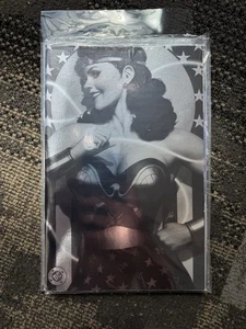 New History Of Dc Universe 1 Artgerm Foil Virgin SDCC NM! Ships 7/26 - Picture 1 of 4