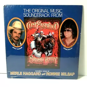 Merle Haggard Ronnie Milsap Bronco Billy Vinyl LP Soundtrack 1980 Clint Eastwood - Picture 1 of 6