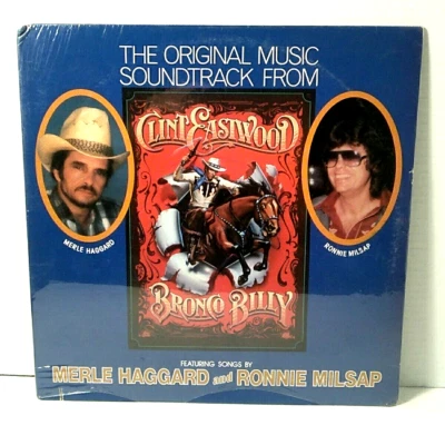 Merle Haggard Ronnie Milsap Bronco Billy Vinyl LP Soundtrack 1980 Clint Eastwood - Image 1 of 4