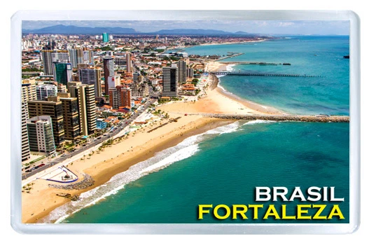 Fortaleza Brasile Fridge Magnet Souvenir Calamita Frigorifero