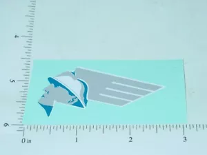 2.5" Wide Mercury Head Sticker A-032 - Picture 1 of 1