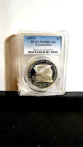 1987-S PCGS PR69DCAM Constitition Commemorative "We The People" SILVER Dollar!