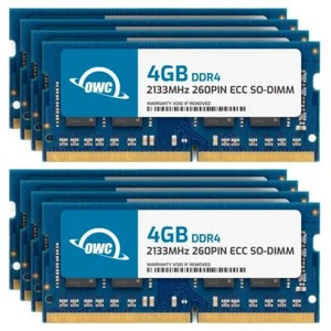 OWC 32GB (8x4GB) DDR4 2133MHz 1Rx8 ECC Unbuffered SODIMM 260pin Memory RAM - Picture 1 of 7