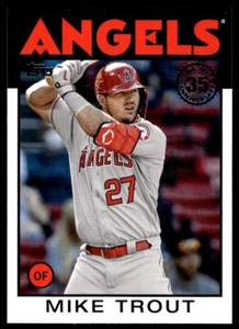 2021 Topps 1986 Baseball 35th Anniversary Mike Trout #86B-1 R23 - Picture 1 of 2