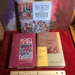 3 Bible Torah Book Lot Sources Pentateuch Legacy Sinai Potiphar’s House Study - Picture 1 of 4