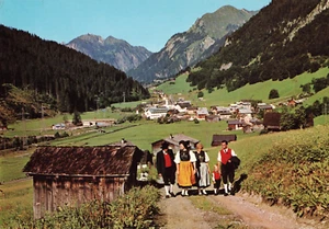 Blick auf Klosterle am Arlberg Österreich Postkarte gestempelt 1972 - Bild 1 von 2