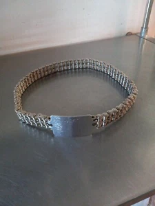 Cintura catena primaria doppia maglia moto con fibbia - Foto 1 di 6