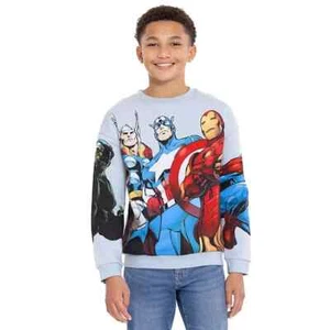 Avengers Boys Crewneck Sweatshirt Size XL 14-16 - Picture 1 of 6