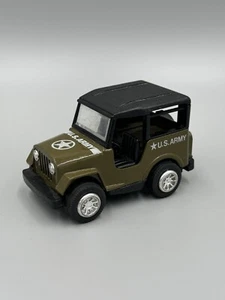 Vintage US ARMY Green Toy Jeep Car Vehicle 3.5” Made In Hong Kong - Picture 1 of 6