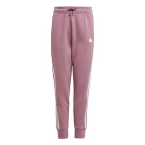 adidas Kids Future Icons 3 Stripes Cotton Tracksuit Sports Casual Bottoms Closed - Picture 1 of 14