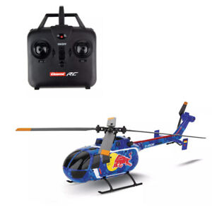 RC Heli Red Bull BO 105 C 2,4GHz 4 Kanal Indoor Hubschrauber Carrera Profi RC