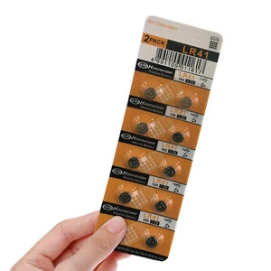 10xLR41 Alkaline Button Cell Batterien 1.5V 192 AG3 L736 392 SR41 1/2/5 Packung - Bild 1 von 10