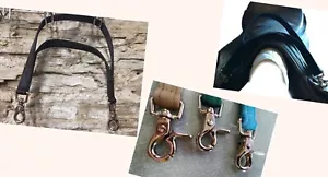 MANIGLIA con LOOP, ganci a forbice, morbida CUSCINO fettuccia attacca a D di sella - Foto 1 di 36