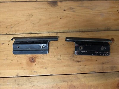 Jeep Wrangler YJ 87-95 OEM Rear Soft Top Bracket Rails Set Free Ship Foto 1 de 3