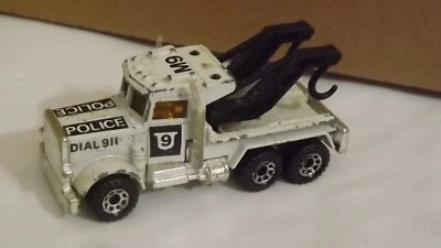 Matchbox Peterbilt White Police Tow Truck - Image 1 of 4
