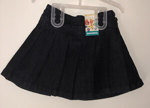 Garanimals Toddler Girl Black Denim Pleated Skort Size 3T