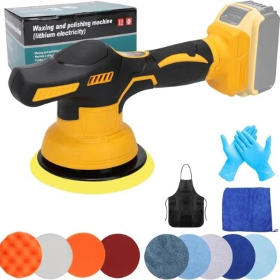 Lixadeira tampão polidor carro sem fio bateria 18V/20V para Dewalt XR DCB - Imagem 1 de 4