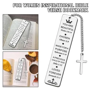 Christian Bookmarks Gifts Sobriety Recovery Religious Bible Verses Book Markers - Foto 1 di 13