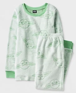 Star Wars The Mandalorian the Child 2 Gifting Piece Pajama Set - Green L - Picture 1 of 2