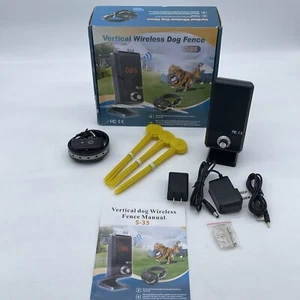 Wireless Dog Fence Pet Containment System S-35 Vertical Fence Electric - Picture 1 of 12