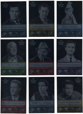 TWILIGHT ZONE 2019 Rod Serling Edition 9 CARD Mirror Board CHARACTER SET Shatner - Image 1 of 2