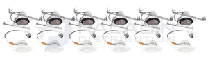 4" LED Dimmable Downlight Retrofit Trim & Housing Kit 13W UL IC Rated (6 Pack) - Picture 1 of 11
