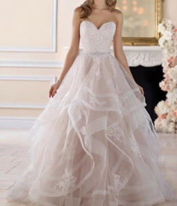 Stella York 6432 Moscato Ballgown Wedding Dress Size 12 (SAMPLE) - Picture 1 of 7