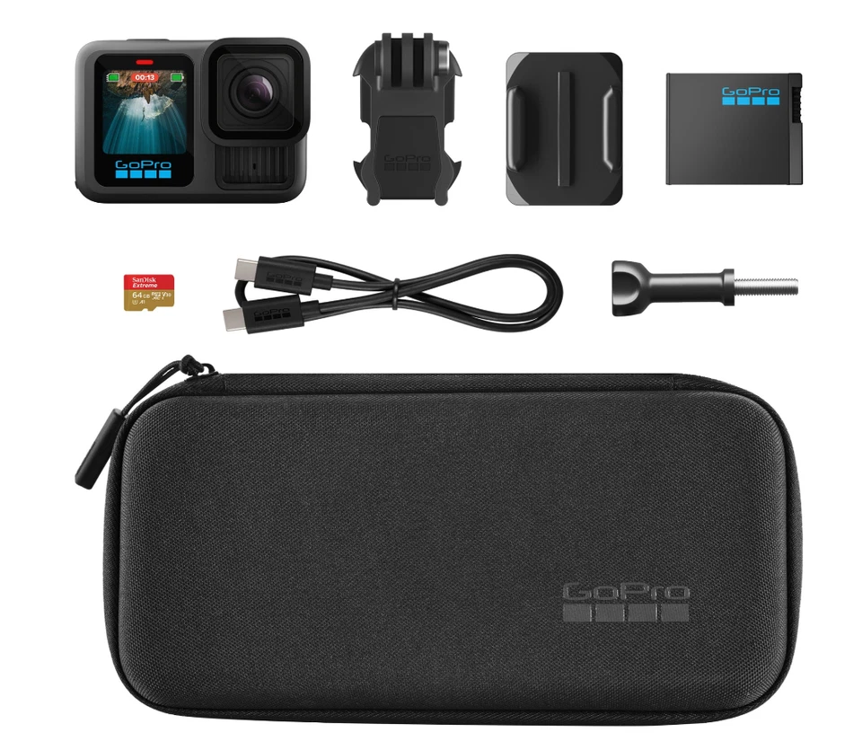HERO13 Black Action Camera Specialty Bundle + 64 Gb Sandisk - Image 1 of 3
