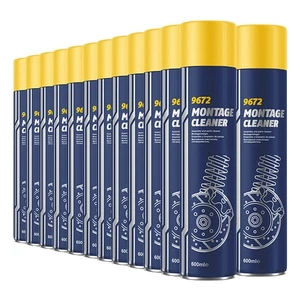 24x 600ml MANNOL 9672 Montage Cleaner Spray, Bremsenreiniger, Universalreiniger - Bild 1 von 3