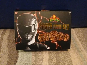 Mighty Morphin Power Rangers Legacy Die-Cast Power Coin Set Bandai - Picture 1 of 4