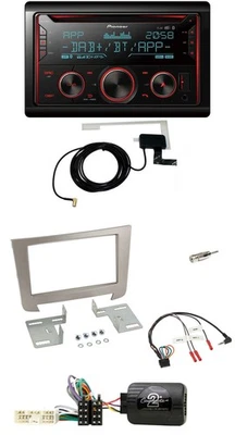 Pioneer 2DIN Lenkrad DAB USB CD Bluetooth Autoradio für SSangYong Rexton ab 2013 - Bild 1 von 4