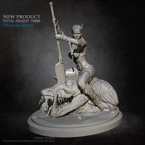 1/24 3D Print Model Kit Beautiful Girl Barbarian Monster Slayer TD-2373 Unpainte - Picture 1 of 4