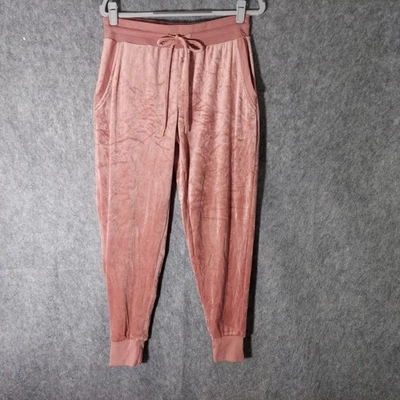 Pantalones de chándal Felina para mujer medianos de terciopelo con cordón bolsillos cintura elástica Foto 1 de 4
