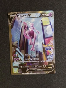 Mewtwo V (Alternate Full Art) 072/078 Pokémon GO Holo - Picture 1 of 2