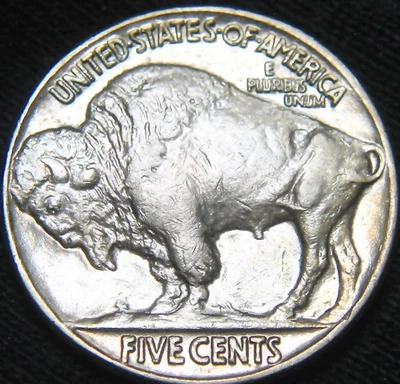 Beautiful SHARP 1935-P BUFFALO NICKEL 5¢ FREE S&H! KU27MJ - Image 1 of 2