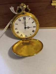 Vintage André Rivallé 17J Swiss Pocket Watch – Hunting Dog & Duck Scene - Picture 1 of 6