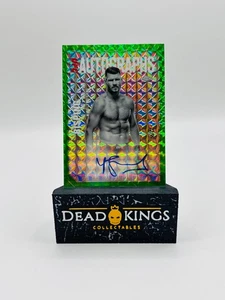 2025 Topps Chrome UFC -Michael Bisping -Octagon Green Geometric On Card Auto /99 - Picture 1 of 3