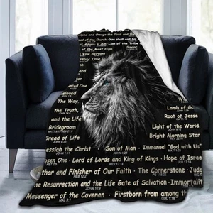 Bible Verse Blanket Christian Gifts (50x40inch)- Religious Throw Blanket Soft... - Picture 1 of 6