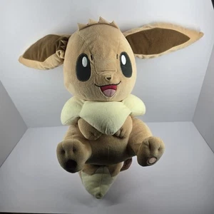 Pokémon Eevee Plush Toy Stuffed Doll I Love Eievui Bandai Spirits Banpresto 22" - Picture 1 of 8