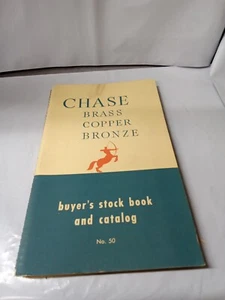 VTG Chase Brass Copper Bronze Buyers Stock Book And Catalog No 50 Used - Imagen 1 de 7