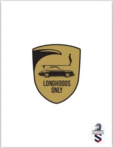 Longs Hood Only Porsche Car Decals - Picture 1 of 1
