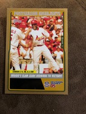2005 Topps Gold Reggie Sanders /2005 St. Louis Cardinals Uh117