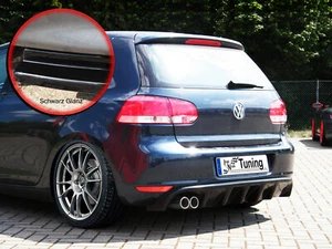 Noak ABS Heckdiffusor aus ABS für VW Golf 6, Typ.1K Limousine Schwarz Glanz - Bild 1 von 1