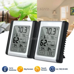 Termohigrómetro digital termómetro humedad medidor de temperatura LCD - Imagen 1 de 11